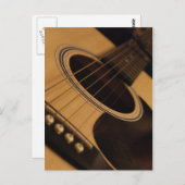 Carte Postale guitare (Devant / Derrière)