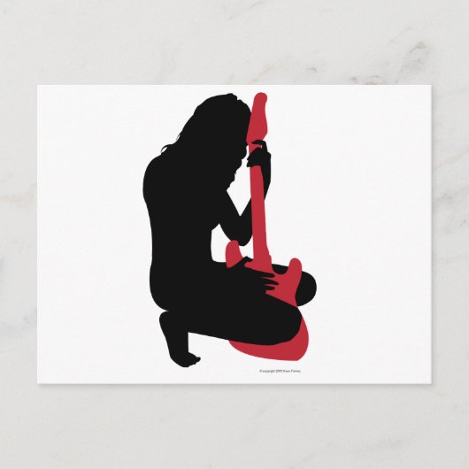 Carte Postale Guitare (Devant)