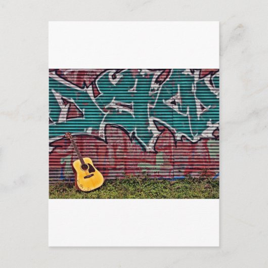 Carte Postale Guitare (Devant)