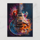 Carte postale guitare (Devant)
