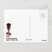 Carte postale guitare (Dos)