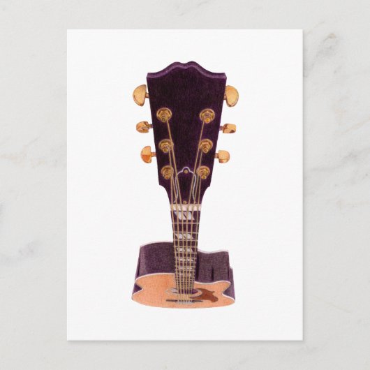 Carte postale guitare (Devant)