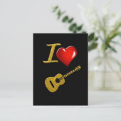 Carte Postale guitare (Debout devant)