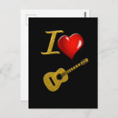 Carte Postale guitare (Devant / Derrière)