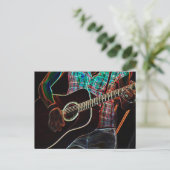 Carte Postale Guitare 1 pccnm (Debout devant)