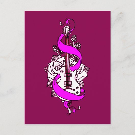 Carte Postale Guitare 2 (Devant)