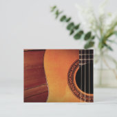 Carte Postale Guitare acoustique (Debout devant)