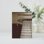Carte Postale Guitare acoustique (Debout devant)