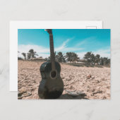 Carte Postale Guitare Acoustique Belle (Devant / Derrière)