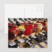 Carte Postale Guitare Acoustique Merveilleuse (Devant / Derrière)