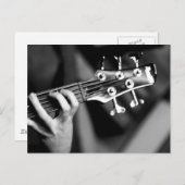 Carte Postale guitare basse (Devant / Derrière)