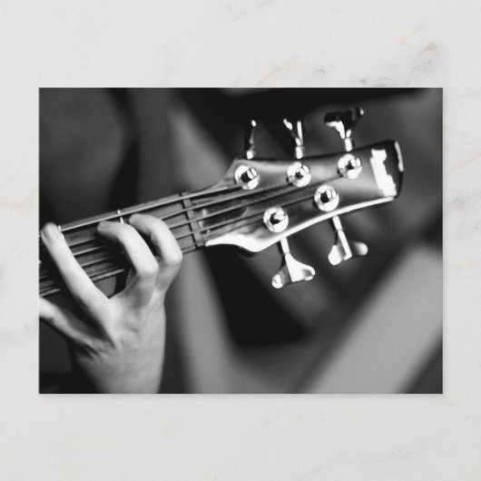 Carte Postale guitare basse (Devant)