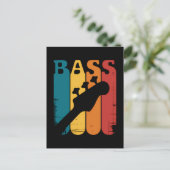 Carte Postale Guitare basse (Debout devant)