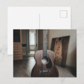 Carte Postale Guitare basse Cool (Devant / Derrière)
