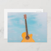 Carte Postale Guitare basse Cool (Devant / Derrière)