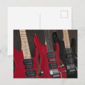 Carte Postale Guitare basse magnifique (Devant / Derrière)