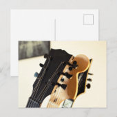 Carte Postale Guitare basse merveilleuse (Devant / Derrière)