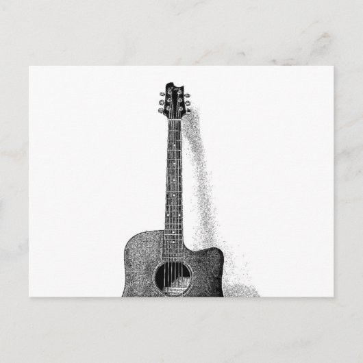 Carte Postale Guitare classique (Devant)