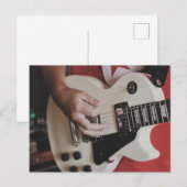 Carte Postale Guitare Cool (Devant / Derrière)