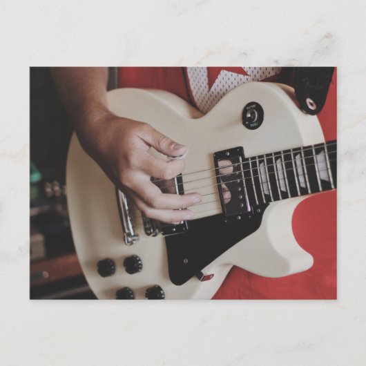 Carte Postale Guitare Cool (Devant)