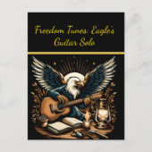 Carte Postale Guitare d'Eagles Solo (Devant)