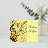 Carte Postale Guitare d'or_ (Debout devant)