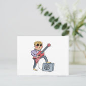 Carte Postale Guitare électrique (Debout devant)
