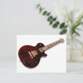 Carte Postale Guitare électrique vintage (Debout devant)