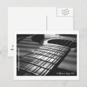 Carte Postale Guitare espagnole 01 (Devant / Derrière)