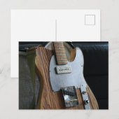 Carte Postale Guitare merveilleuse (Devant / Derrière)