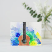 Carte Postale Guitare Merveilleuse (Debout devant)