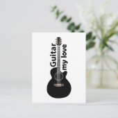 Carte Postale Guitare My Love Guitar (Debout devant)