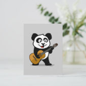 Carte Postale Guitare Panda (Debout devant)