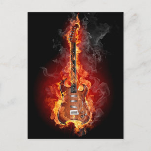 Carte Postale Guitare rock flamand
