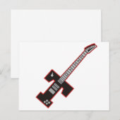 Carte Postale Guitare T (Devant / Derrière)