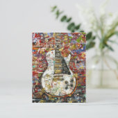 Carte Postale guitare vintage - (Debout devant)