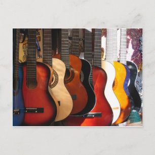 Carte Postale Guitares