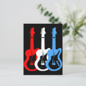 Carte Postale guitares électriques (Debout devant)