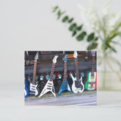 Carte Postale Guitares Hollywood (Debout devant)