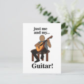 Carte Postale Guitarist Playing Guitar  (Debout devant)