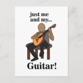 Carte Postale Guitarist Playing Guitar  (Devant)