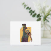 Carte Postale Guitariste zombie (Debout devant)