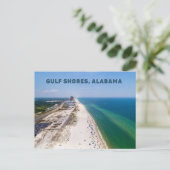 Carte postale Gulf Shores Alabama (Debout devant)