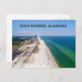 Carte postale Gulf Shores Alabama (Devant / Derrière)