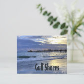 Carte Postale Gulf Shores Alabama Beach Sunrise Pier (Debout devant)