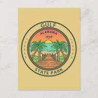 Gulf State Park Alabama Circle Badge