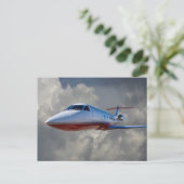 CARTE POSTALE GULFSTREAM 3 EN NUAGES (Debout devant)