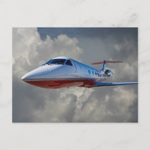 CARTE POSTALE GULFSTREAM 3 EN NUAGES