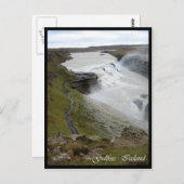Carte Postale Gullfoss (Devant / Derrière)
