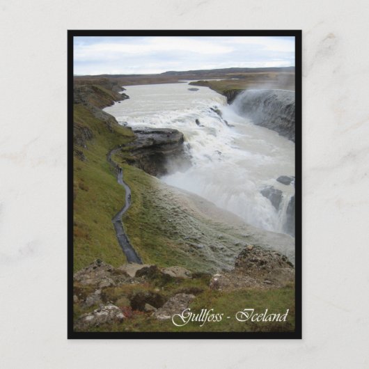 Carte Postale Gullfoss (Devant)